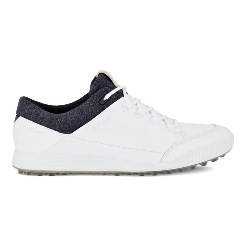 ECCO Mens Golf Shoes White - Street Retro - DLE-356947